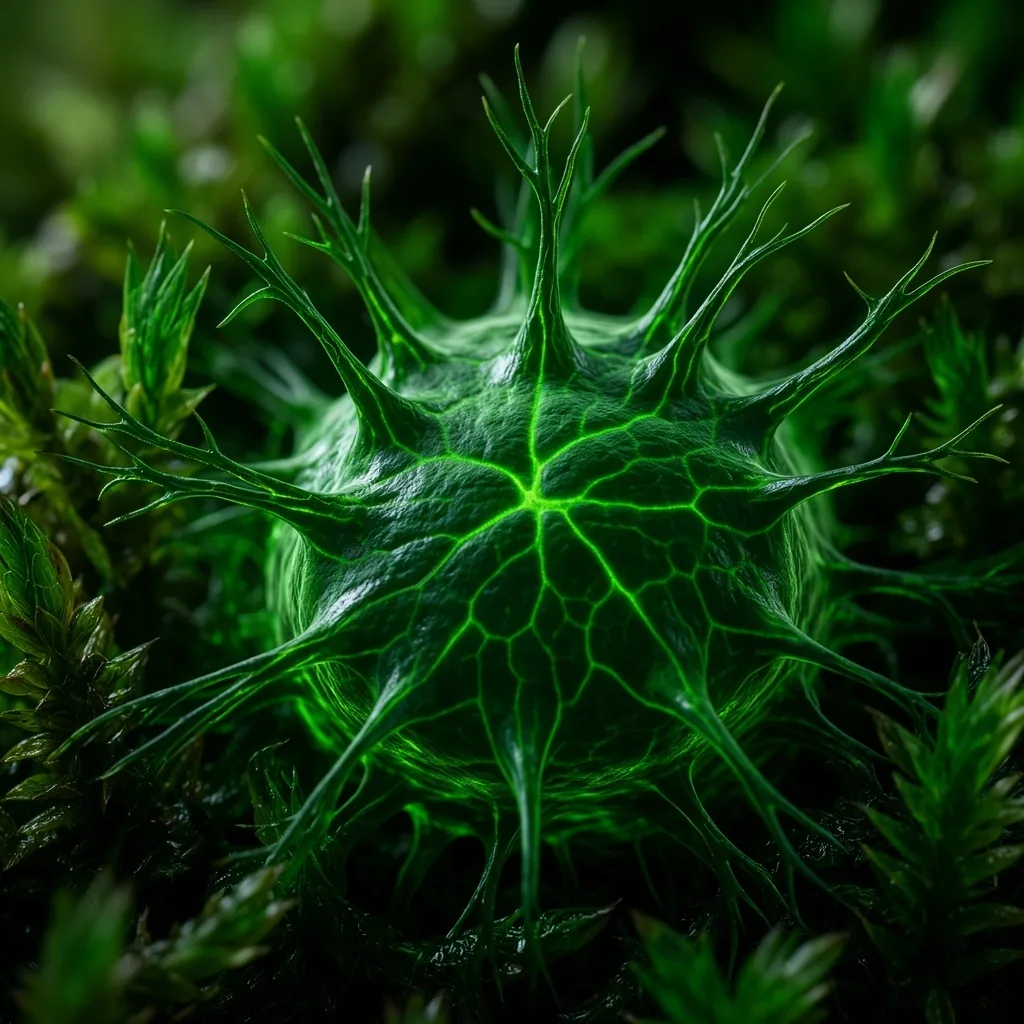 Botanical cellular structure representing natural nutrition